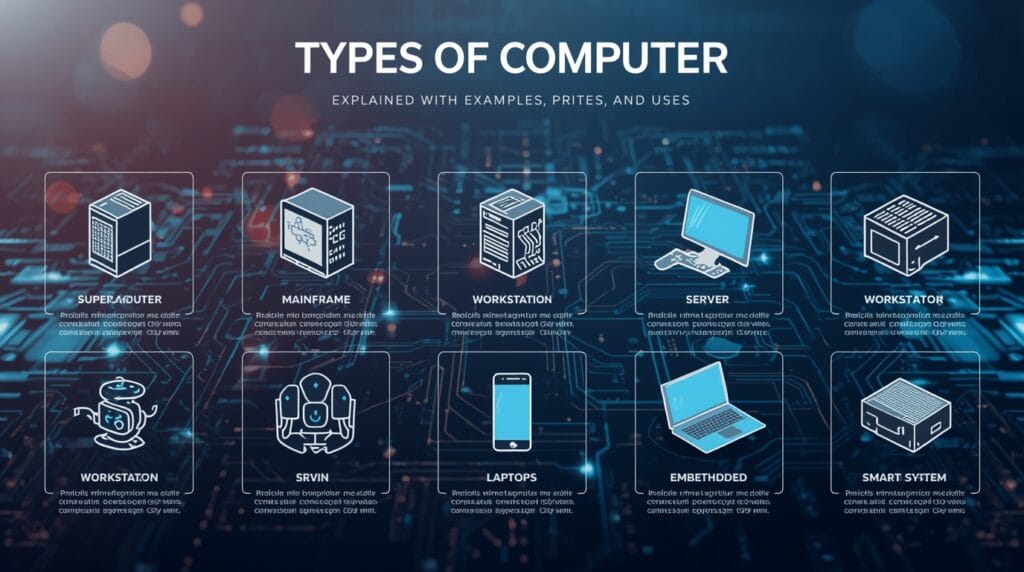 Types of Computer – Explained with Examples, Features, and Uses