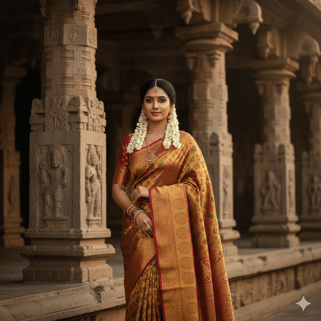 Gemini AI Traditional Saree Look Prompts – Elegant Indian Portrait Copy Paste