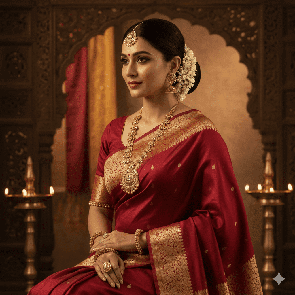 Gemini AI Photo Prompt Copy Paste for Saree Look – Stunning Indian Traditional Portraits