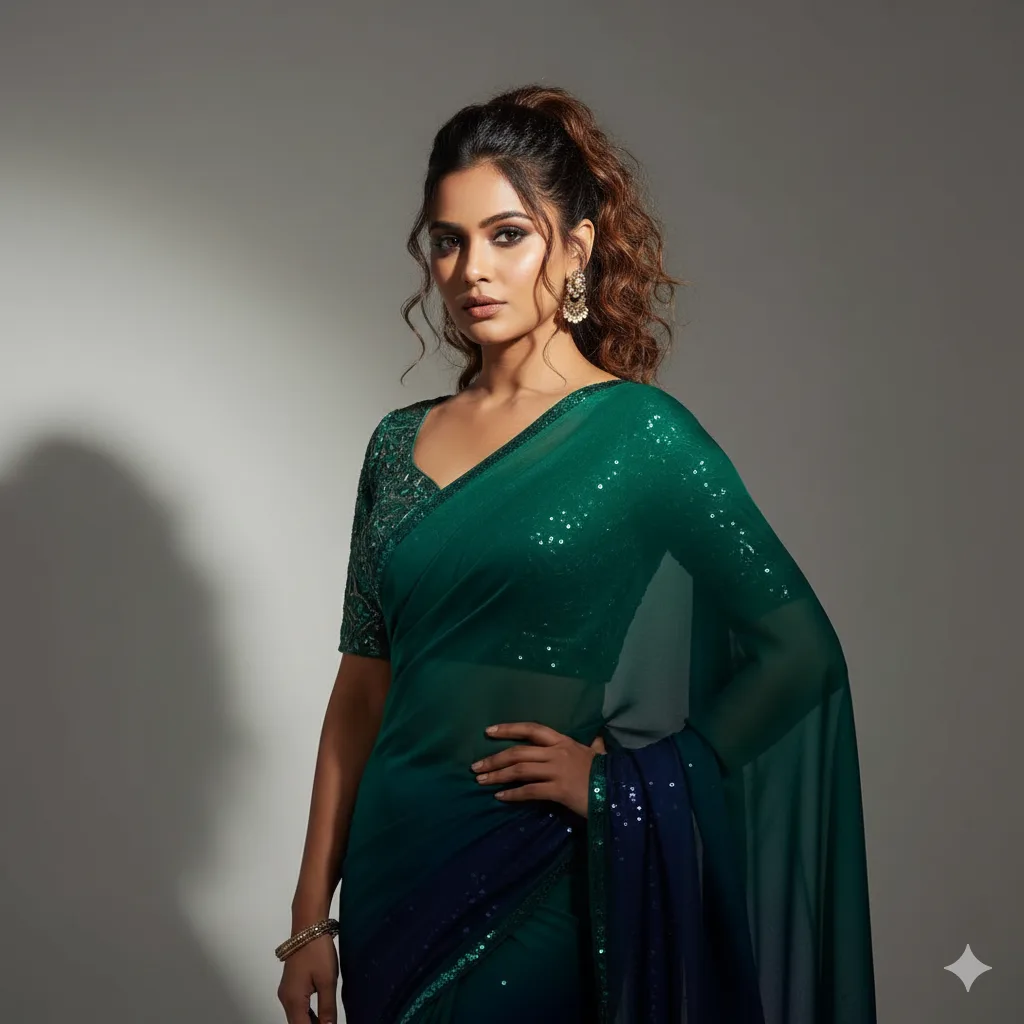 Gemini AI Saree Portrait Generator – HD Beautiful Indian Look Prompts Copy Paste