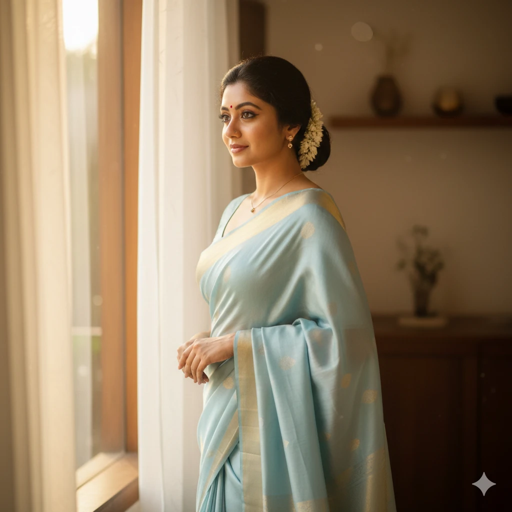 Gemini AI Saree Portrait Generator – HD Beautiful Indian Look Prompts Copy Paste