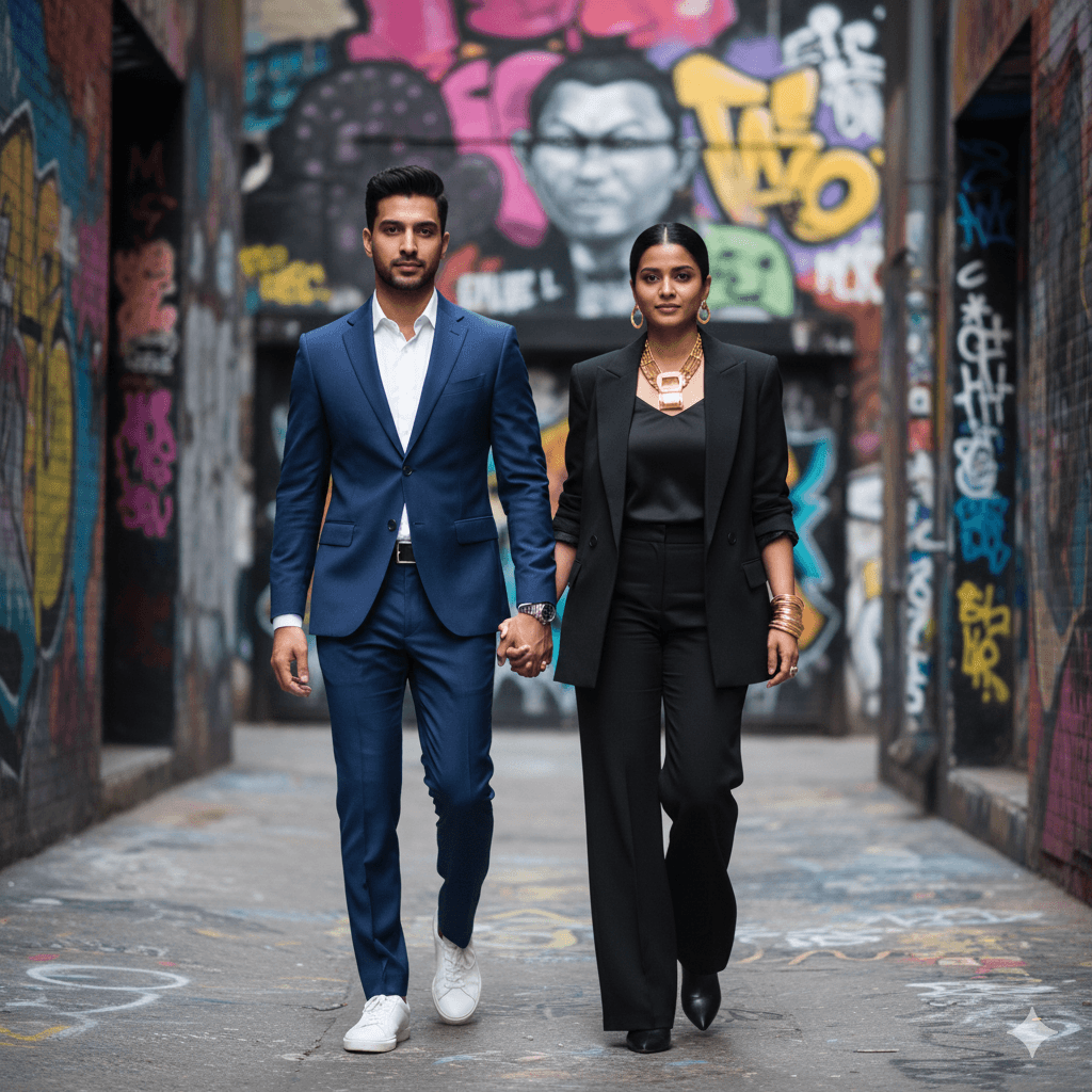 Gemini AI Prompt Copy Paste Couple – Cinematic Full Body Shots 2026