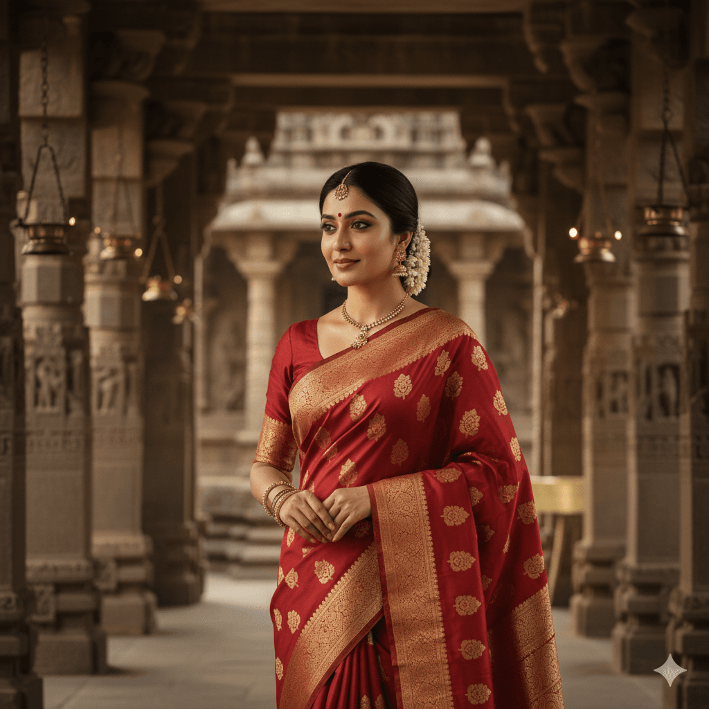 Gemini AI Woman Saree Look Prompts – Aesthetic Indian Portrait Copy Paste