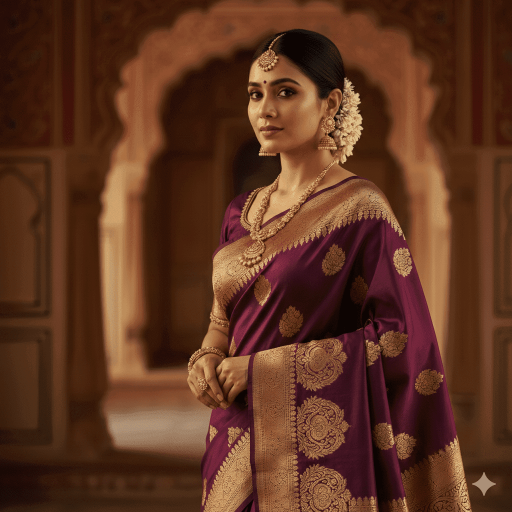 Gemini AI Saree Look Prompts – Beautiful Indian Girl Photo Prompt Copy Paste