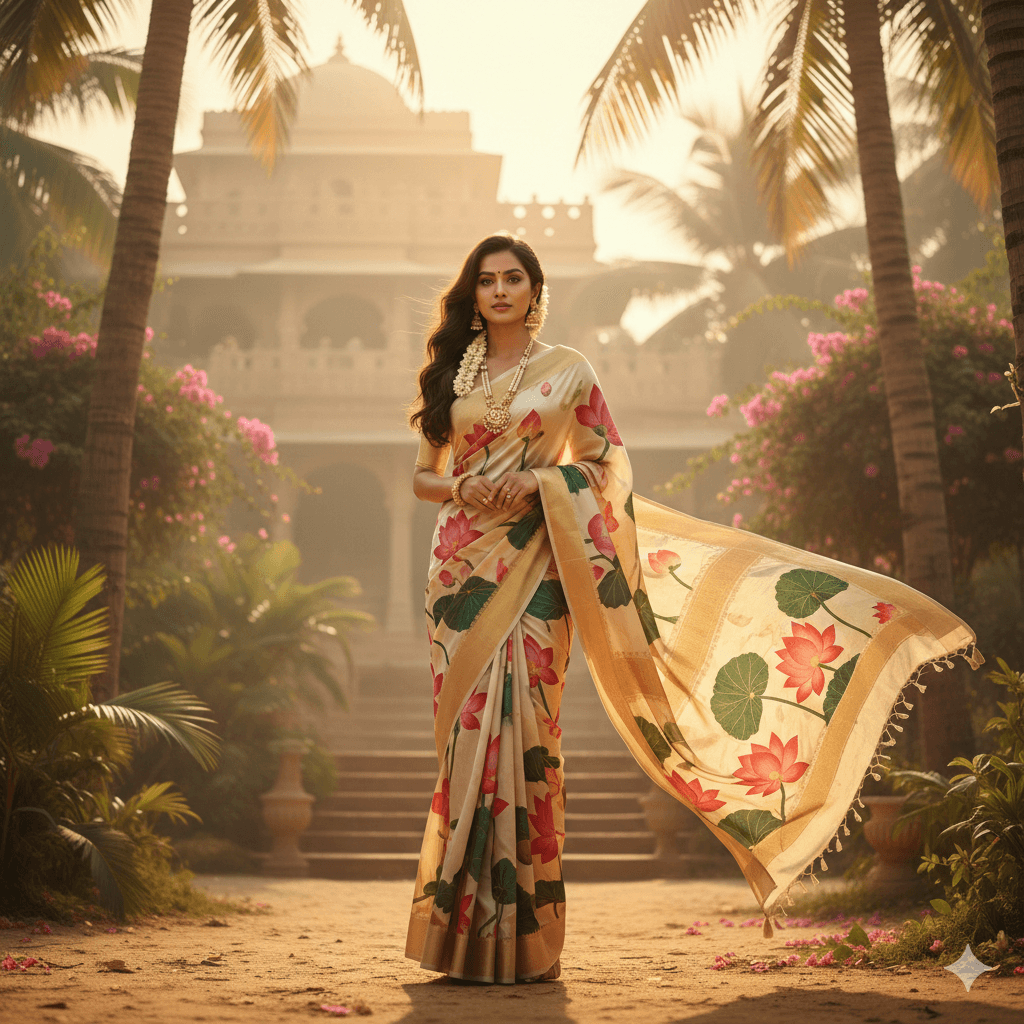 Gemini AI Saree Aesthetic Prompts – Beautiful Soft-Light Indian Portrait Copy Paste