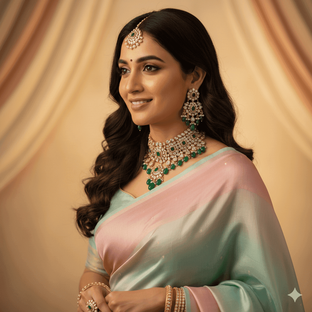 Gemini AI Saree Look Prompts – Beautiful Indian Girl Photo Prompt Copy Paste