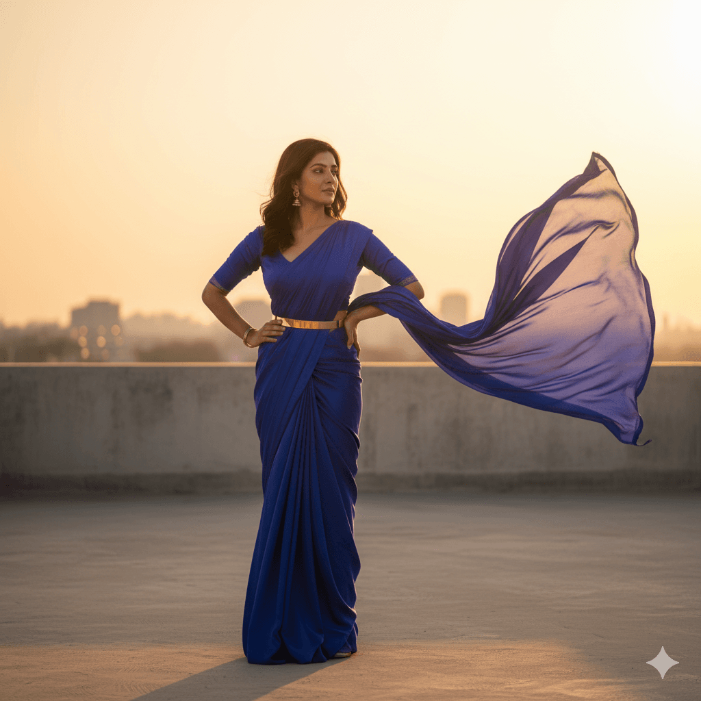 Gemini AI Woman Saree Look Prompts – Aesthetic Indian Portrait Copy Paste