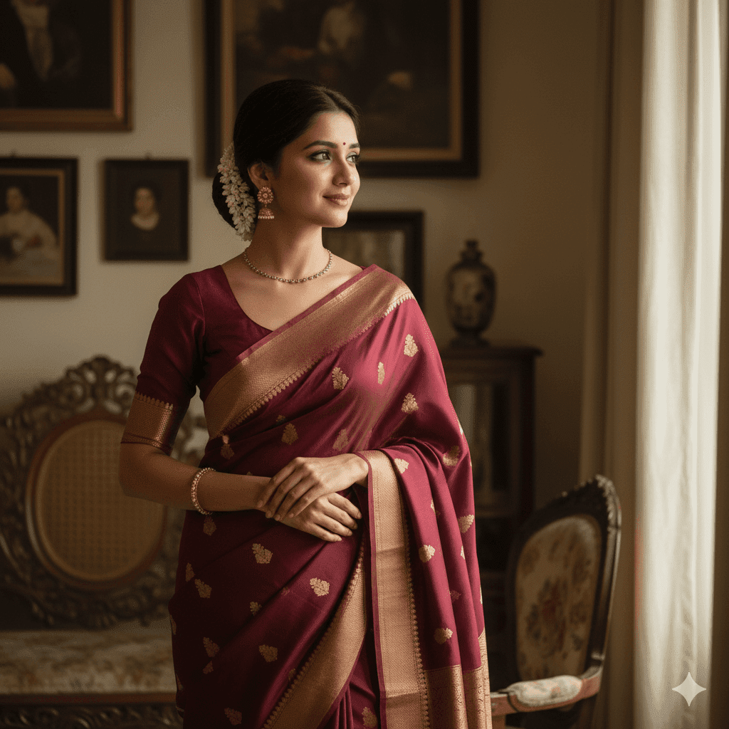 Gemini AI Saree Portrait Generator – HD Beautiful Indian Look Prompts Copy Paste