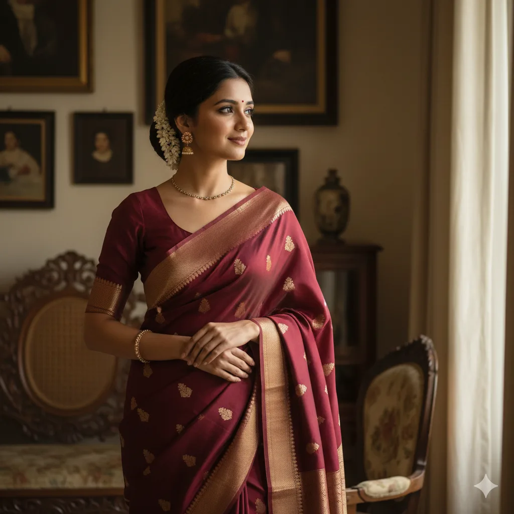 Gemini AI Saree Portrait Generator – HD Beautiful Indian Look Prompts Copy Paste