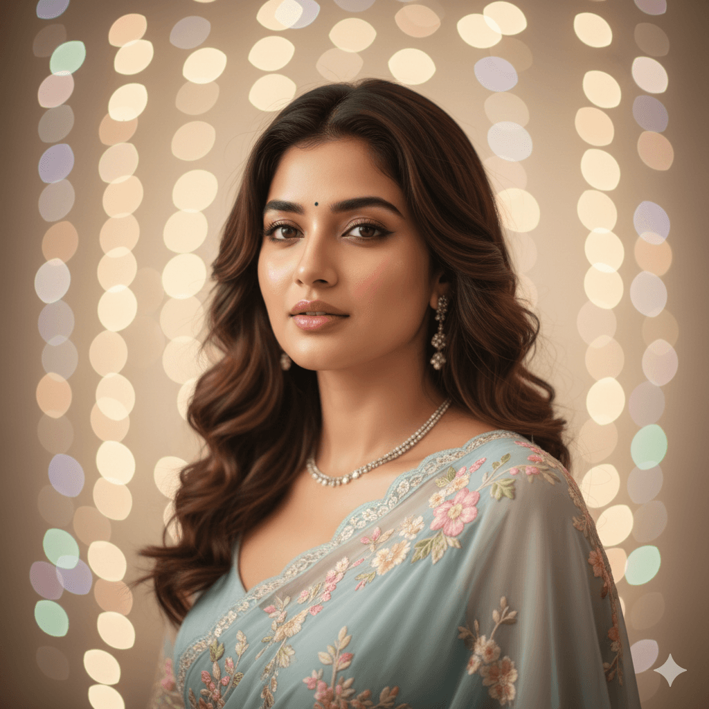 Gemini AI Saree Aesthetic Prompts – Beautiful Soft-Light Indian Portrait Copy Paste