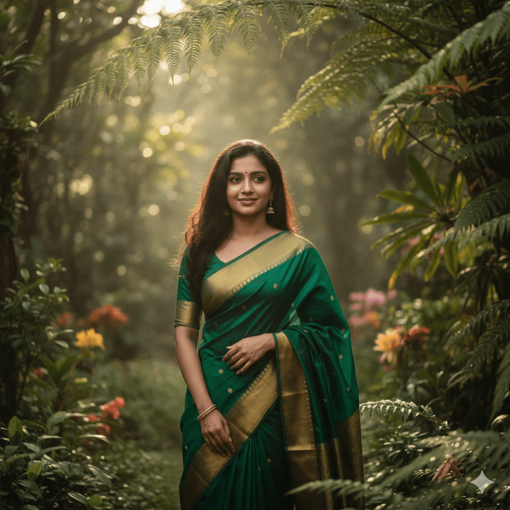 Gemini AI Saree Portrait Generator – HD Beautiful Indian Look Prompts Copy Paste