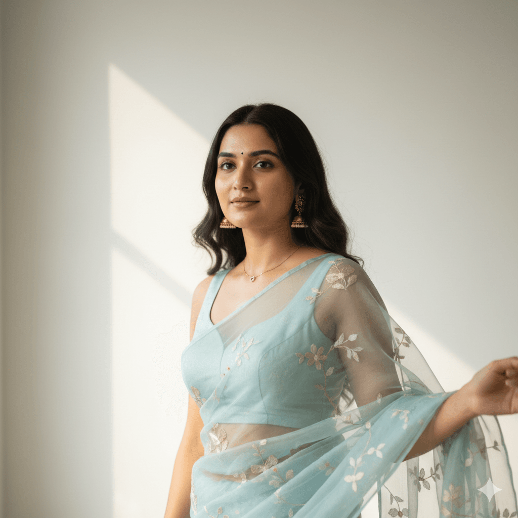 Gemini AI Saree Look Prompts – Beautiful Indian Girl Photo Prompt Copy Paste