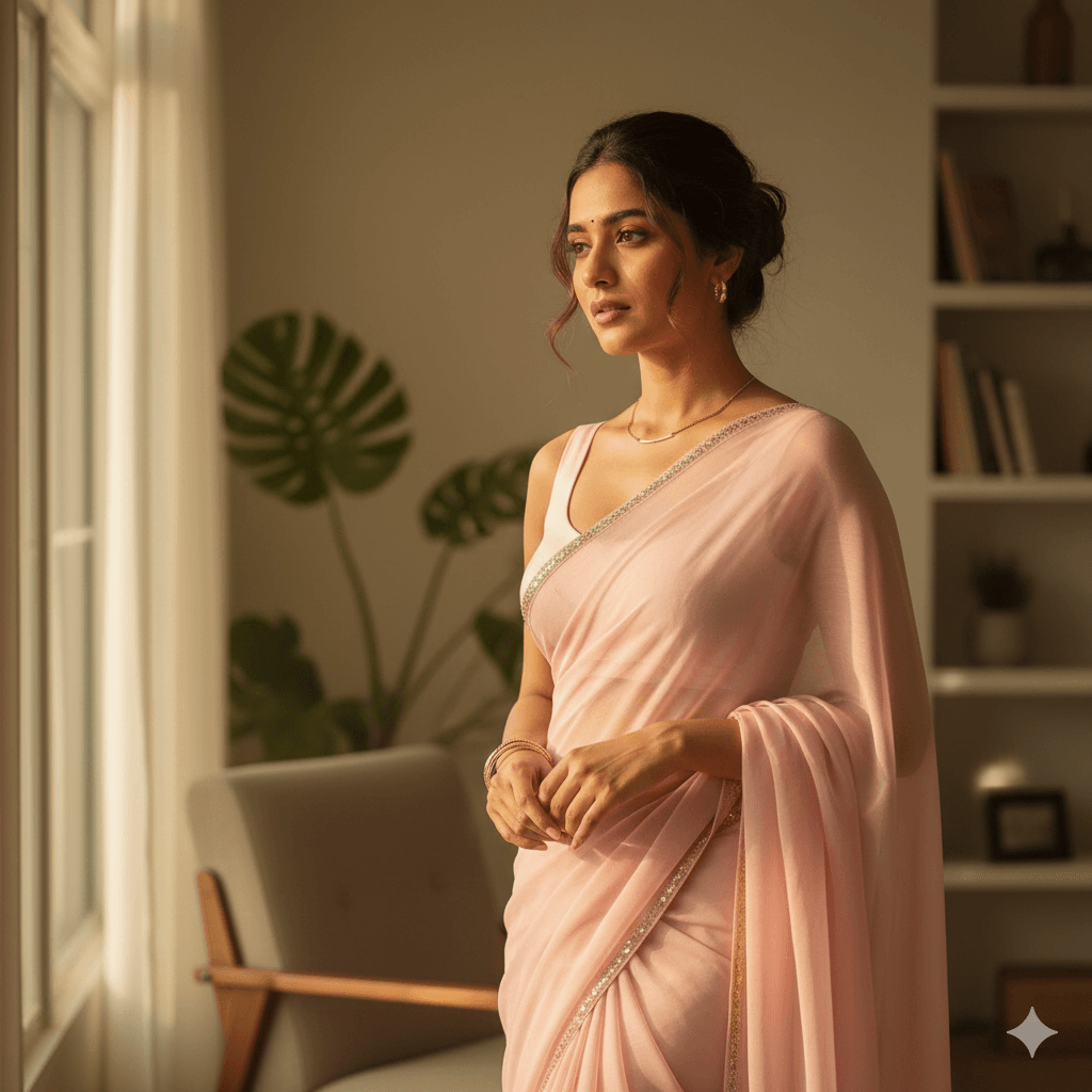Gemini AI Saree Pose Prompt Copy Paste – Trendy Indian Girl Portraits