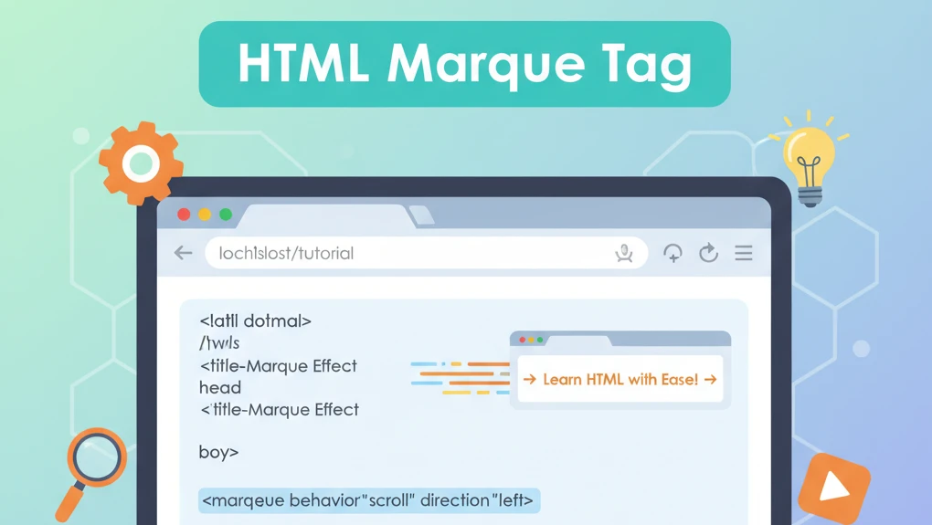 HTML Marquee Tag