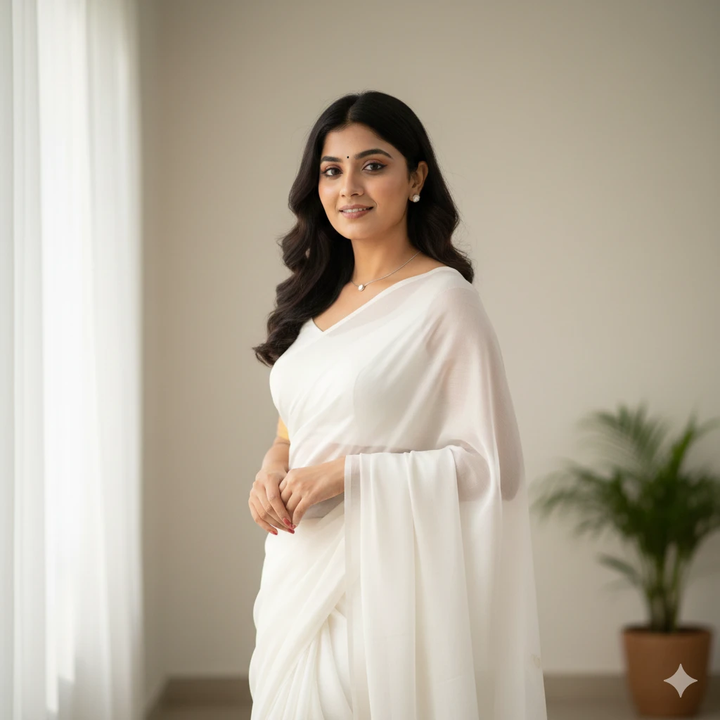 Gemini AI Photo Prompt Copy Paste Saree Look – Ultra-Realistic Indian Beauty Portraits