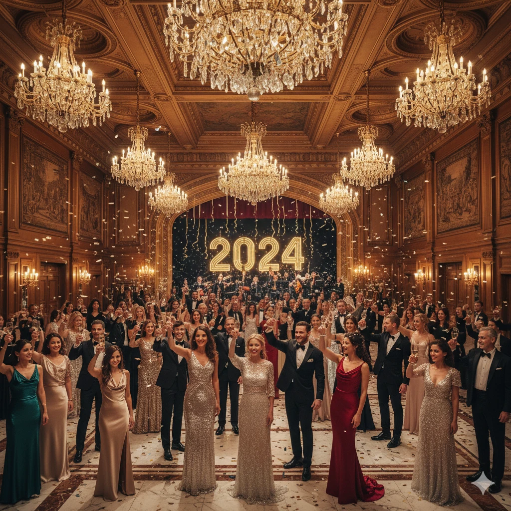 Google Gemini AI Photo New Year Night Prompt Copy Paste