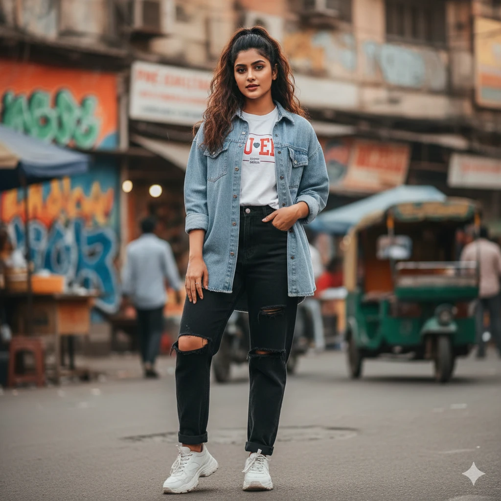 Gemini AI Modern Girl Photo Prompts for Instagram DP (Indian Aesthetic)