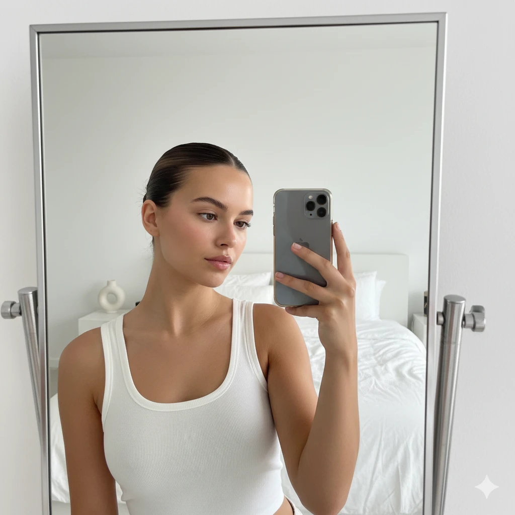 Top 10 Gemini AI Girl Prompts – Aesthetic Mirror Selfie Generator
