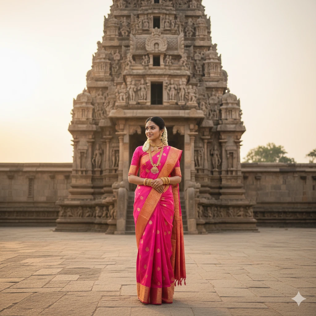 Top 10 Gemini AI Prompts for Traditional South Indian Girl Look