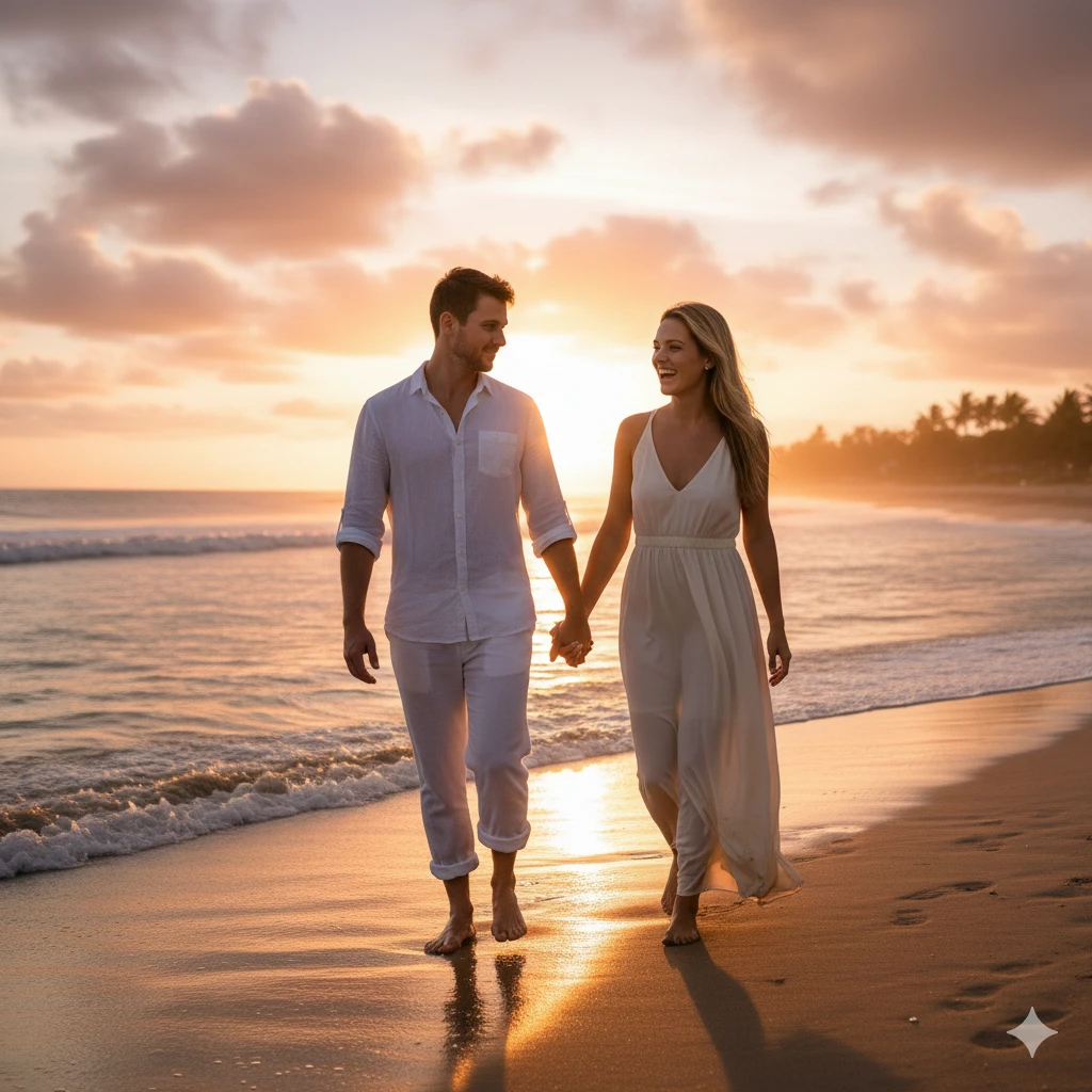 Gemini AI Couple Photo Prompt Romantic Boy Girl