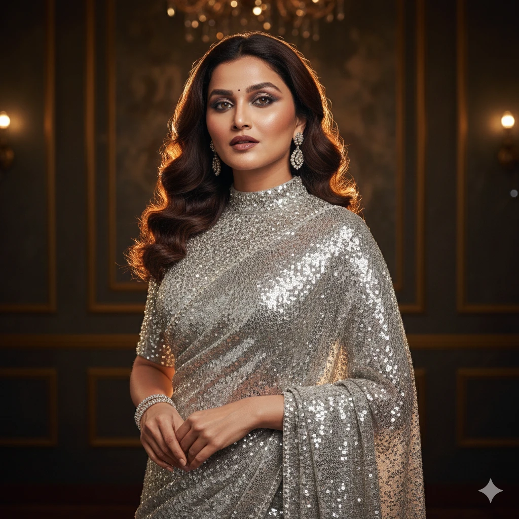 Top 10 Gemini AI Photo Prompt Copy Paste 4K Ultra Realistic Saree Glamour Look