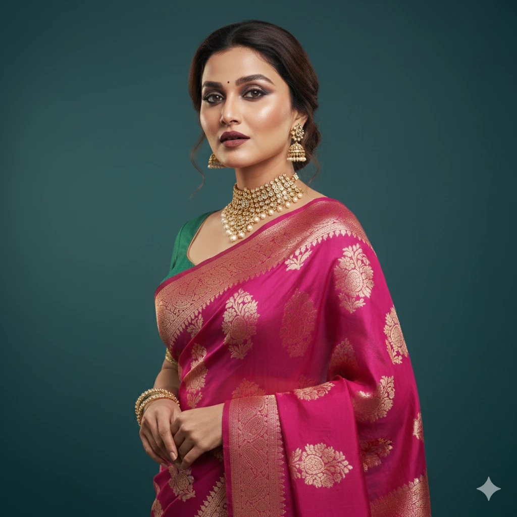 Top 10 Gemini AI Photo Prompt Copy Paste 4K Ultra Realistic Saree Glamour Look