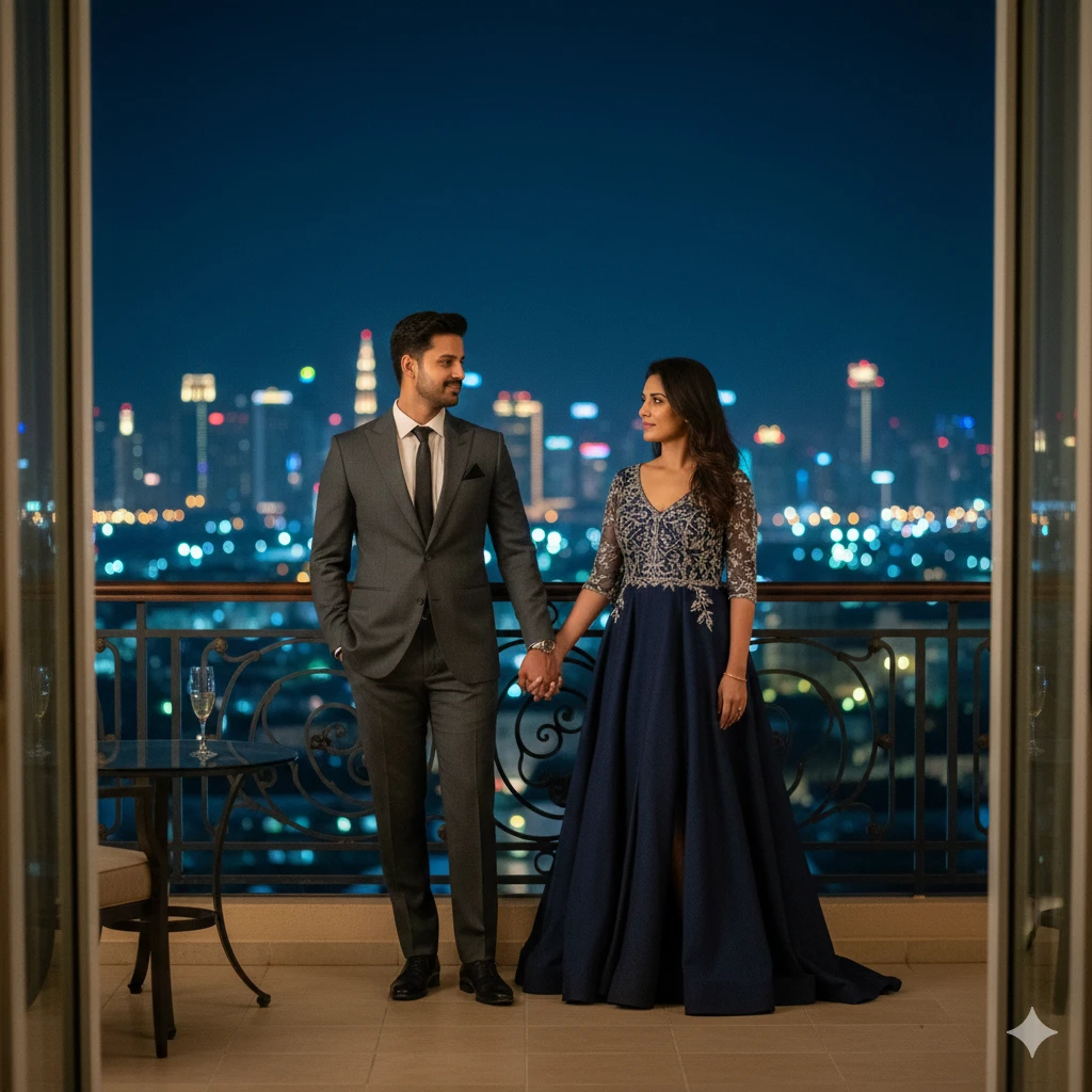 Crazy Gemini AI Romantic Couple Prompts for Indian