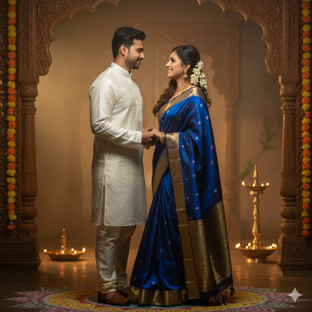 Gemini AI Couple Photo Prompt Romantic Boy Girl