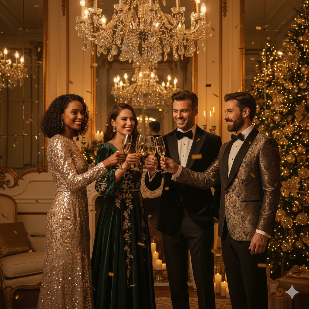 Google Gemini AI Photo Prompt Copy Paste for New Year Party