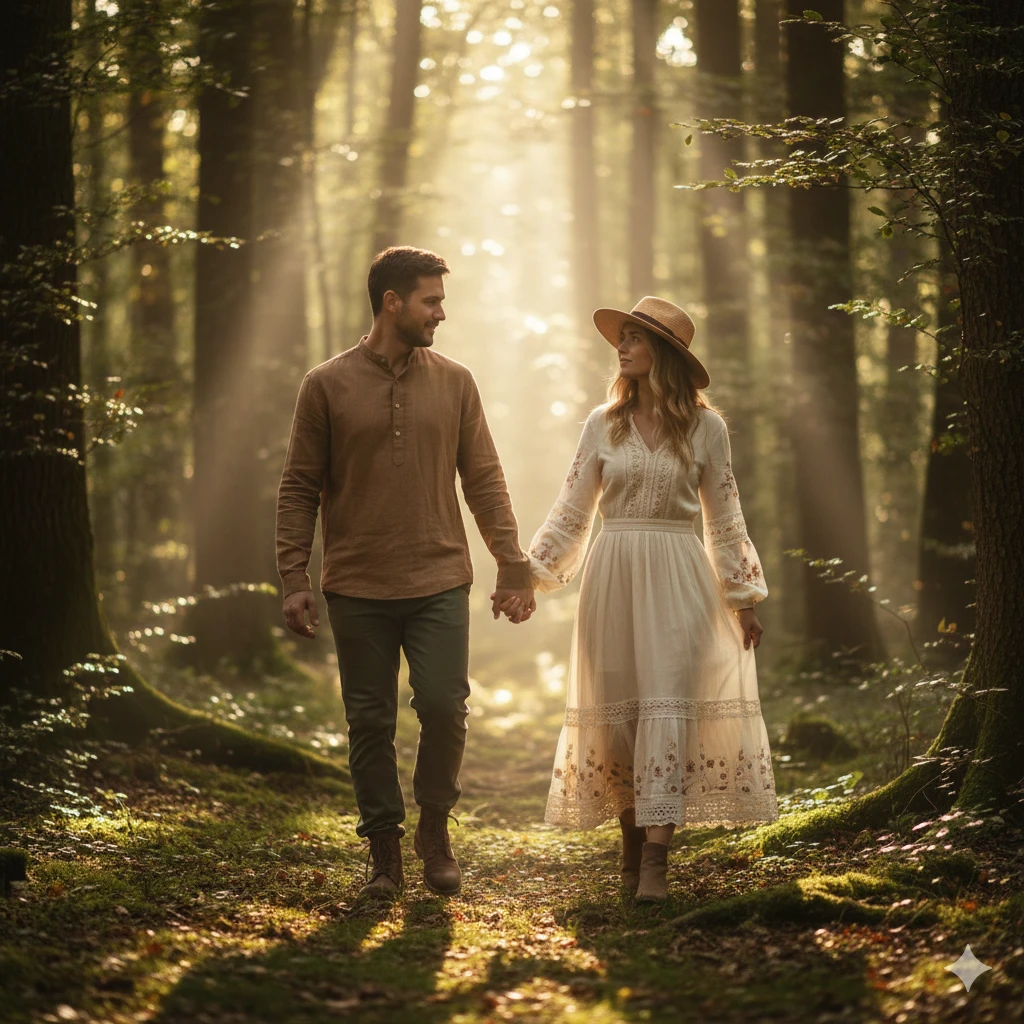 Love Couple AI Image Prompts for Google Gemini