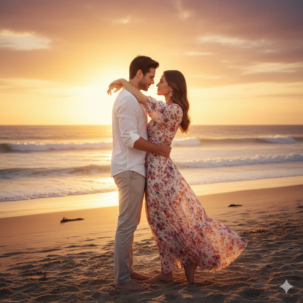 Love Couple AI Image Prompts for Google Gemini