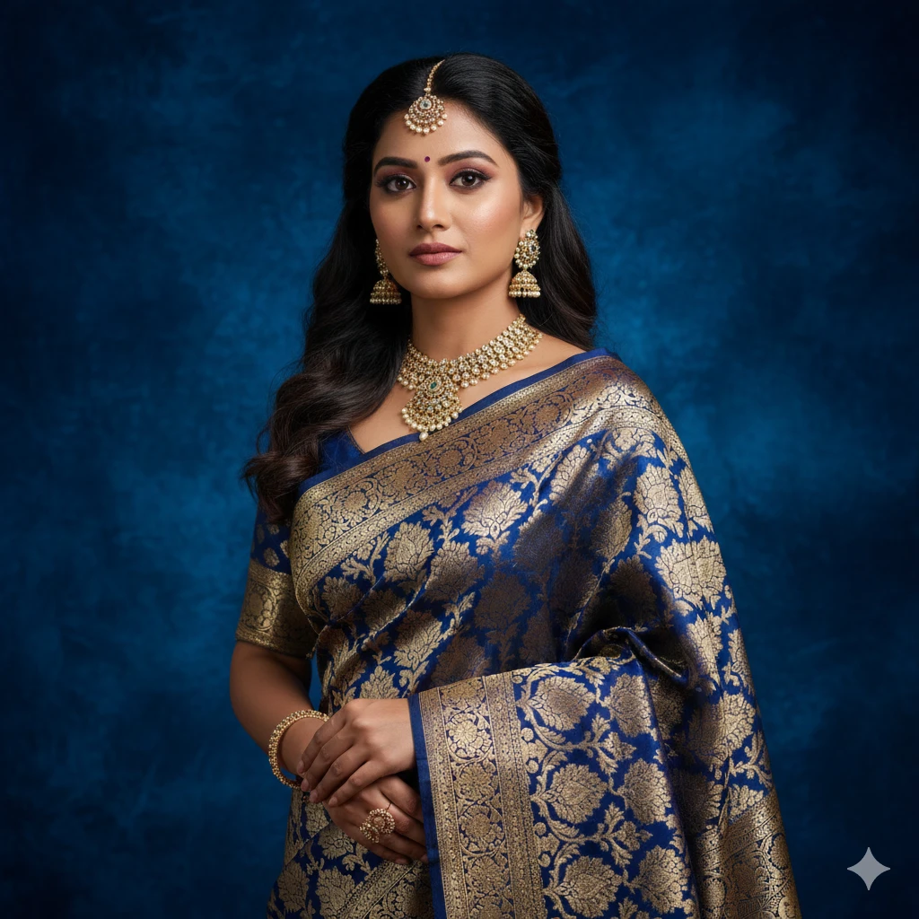 Gemini AI Photo Prompt Copy Paste Saree Look – Ultra-Realistic Indian Beauty Portraits