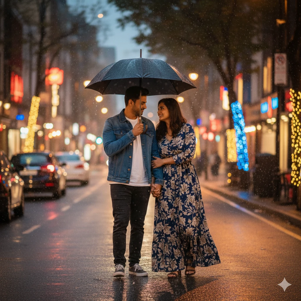 Crazy Gemini AI Romantic Couple Prompts for Indian