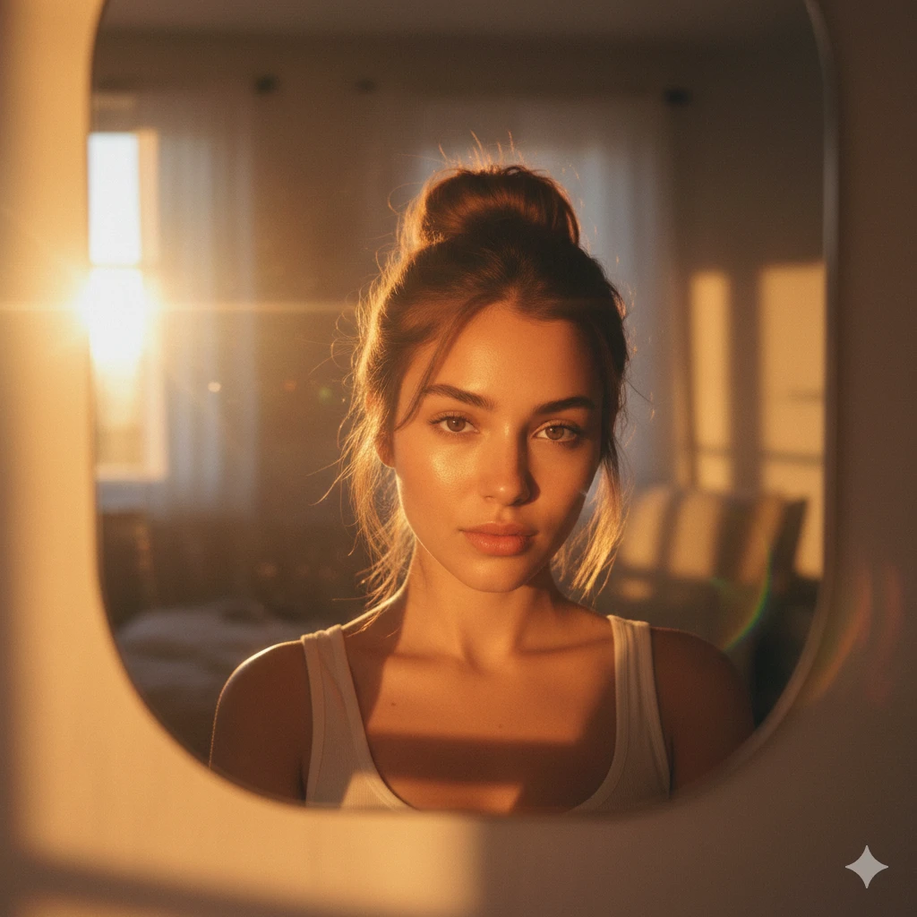 Top 10 Gemini AI Girl Prompts – Aesthetic Mirror Selfie Generator
