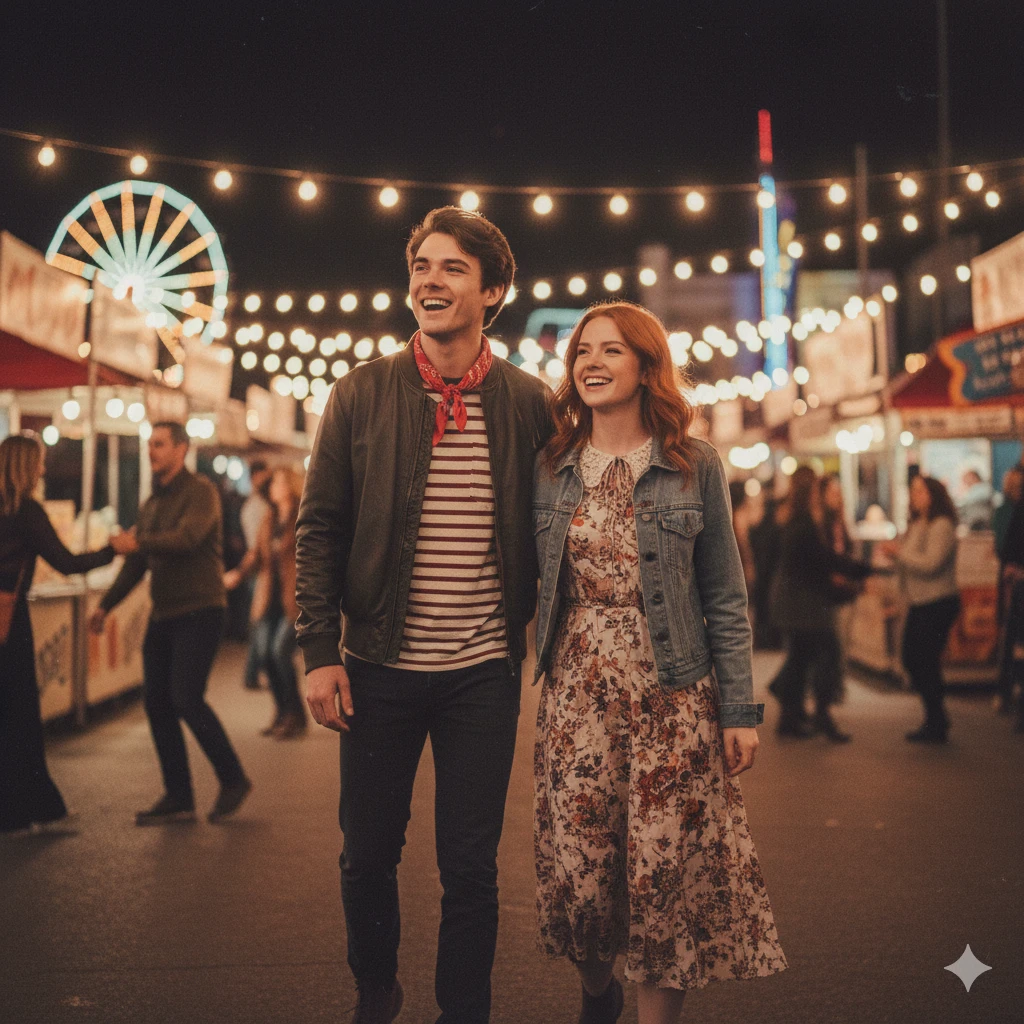 4K Ultra Trending Couple AI Prompts for Gemini AI Free Romantic Retro Aesthetic Boy and Girl Photo