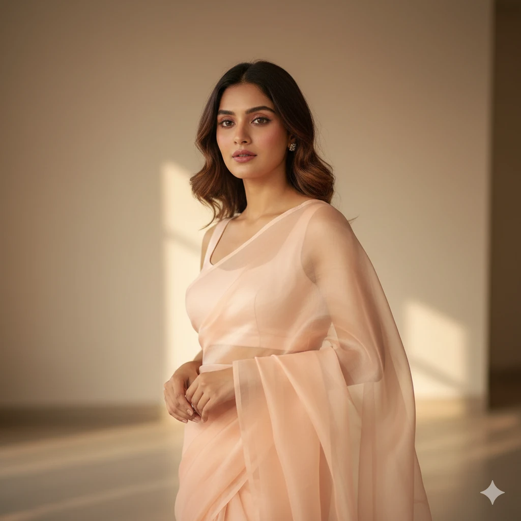 Gemini AI Portrait Prompts Copy Paste Saree Look – Trending Indian Aesthetic Photos