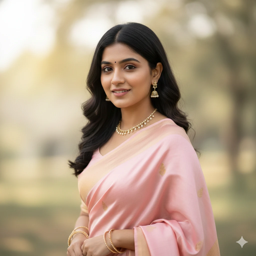 Gemini AI Photo Prompt Copy Paste Saree Look – Ultra-Realistic Indian Beauty Portraits