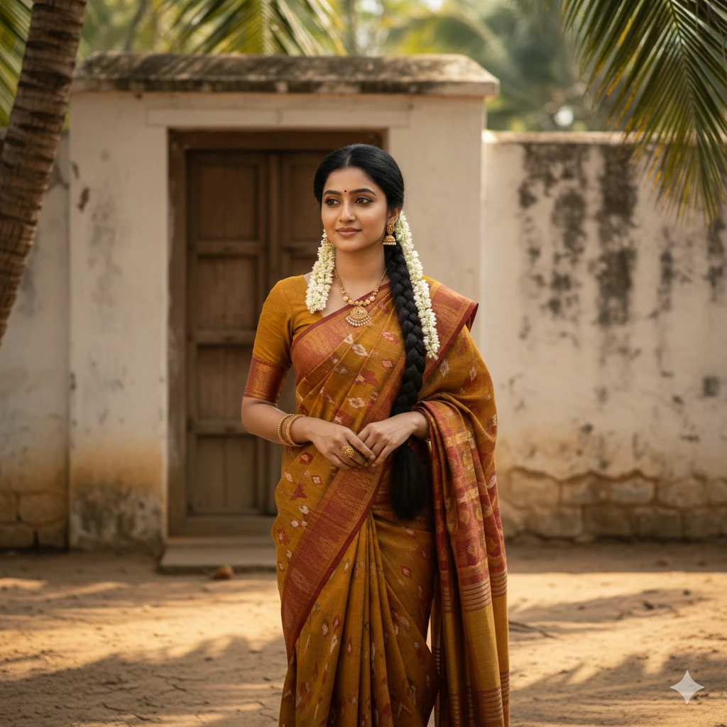 Top 10 Gemini AI Prompts for Traditional South Indian Girl Look