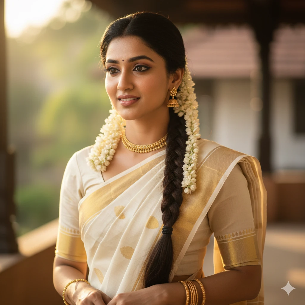 Top 10 Gemini AI Prompts for Traditional South Indian Girl Look