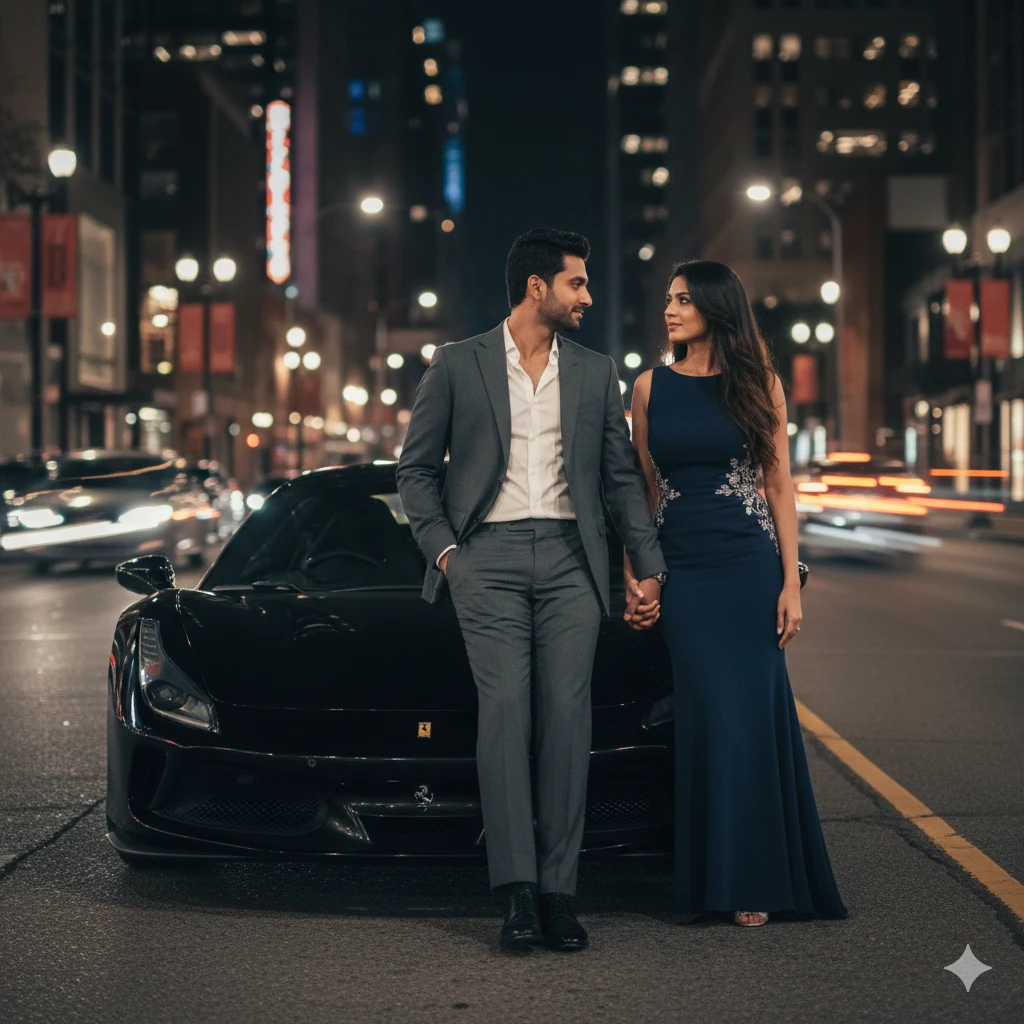 Crazy Gemini AI Romantic Couple Prompts for Indian