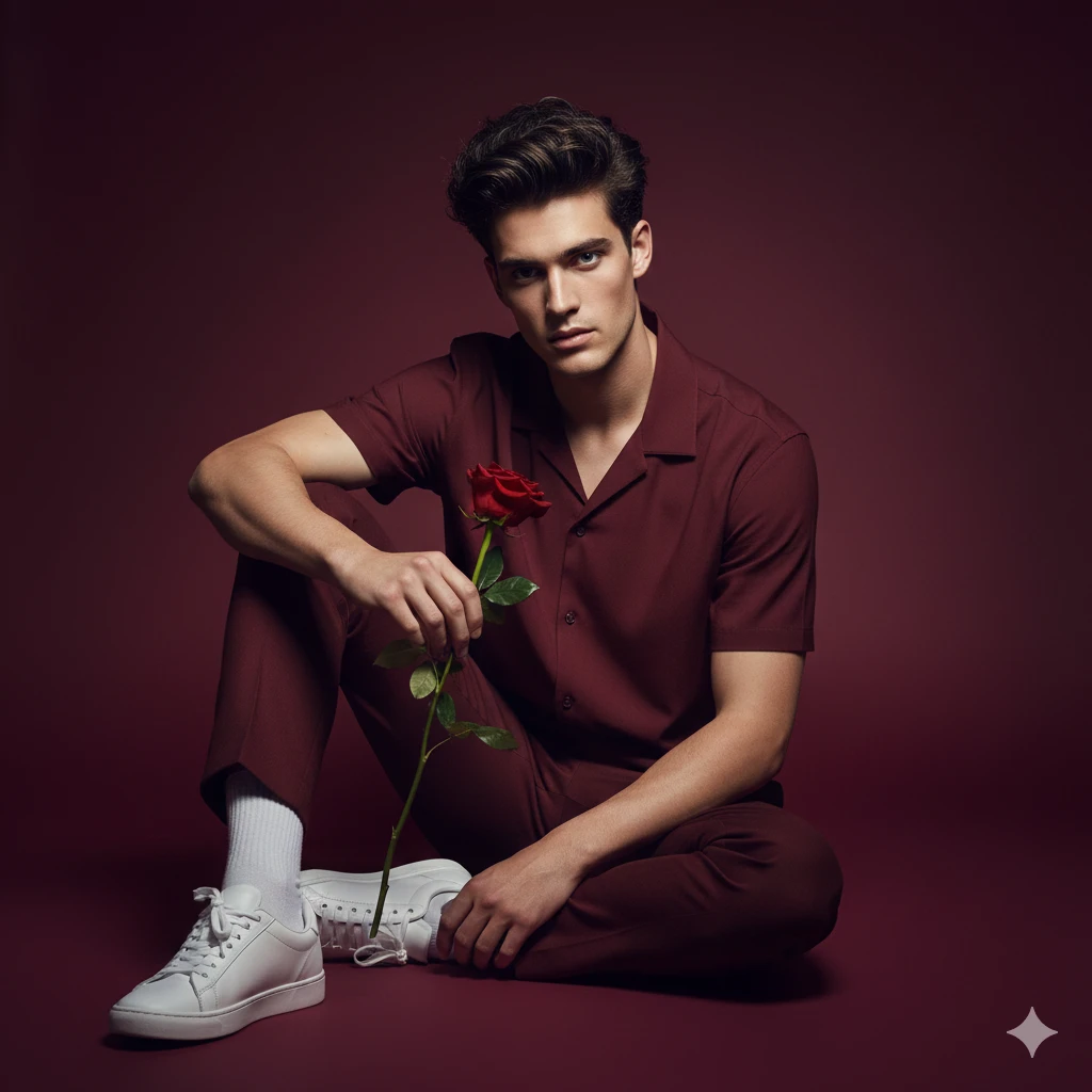 Google Gemini AI Photo Editing Prompt: High-Quality Designer Photoshoot for Men