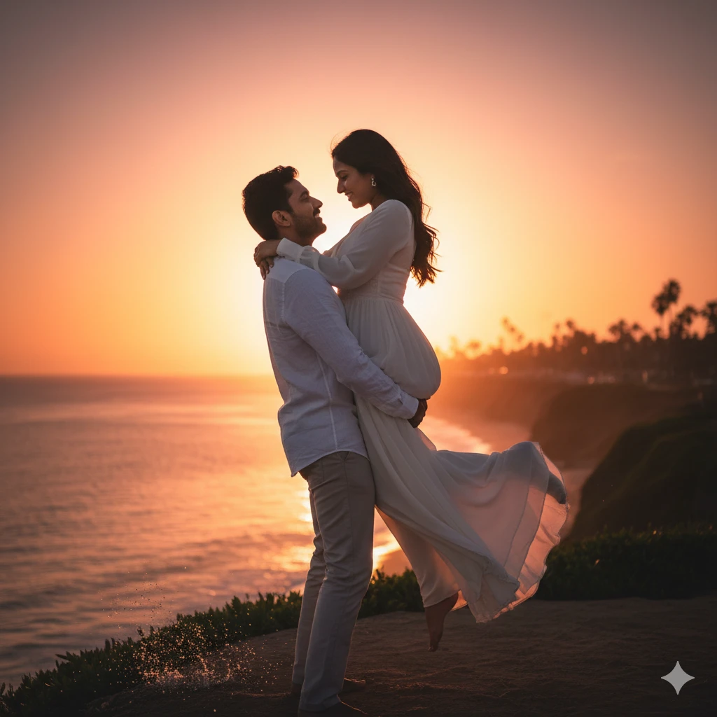 Crazy Gemini AI Romantic Couple Prompts for Indian