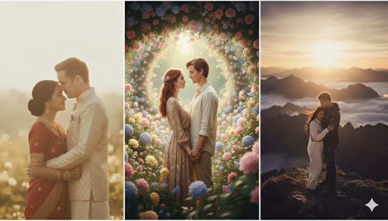 Best Gemini AI Photo Prompt Copy-Paste for Couple Shoots (Trending 2025)