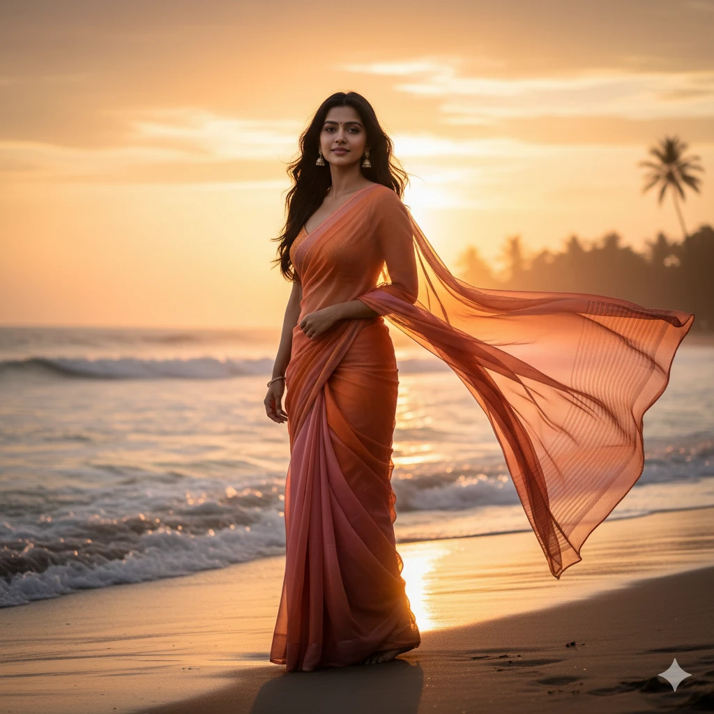 Top 20 Gemini AI Photo Prompt Copy Paste Saree Look Indian Girls Pics