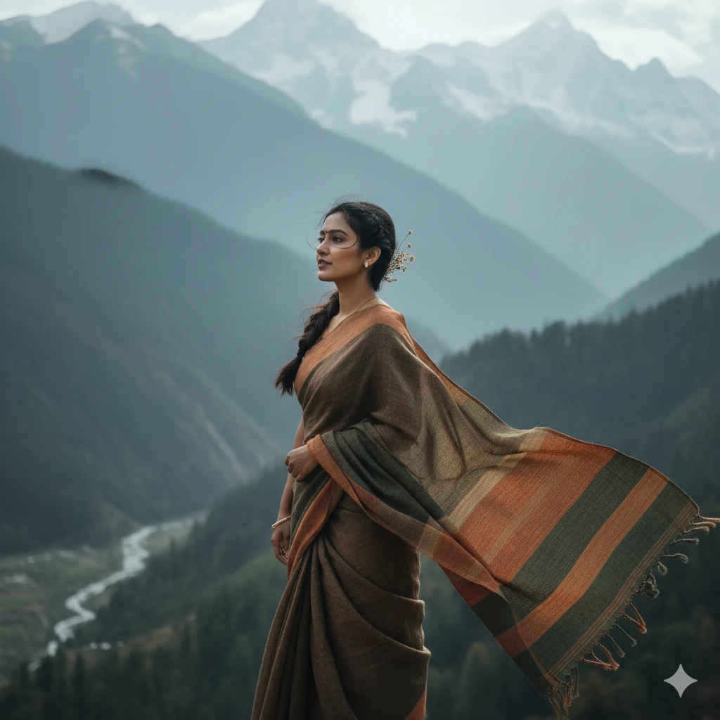 Gemini AI Saree Photo Prompt Copy Paste – Elegant Traditional Indian Girl Portraits