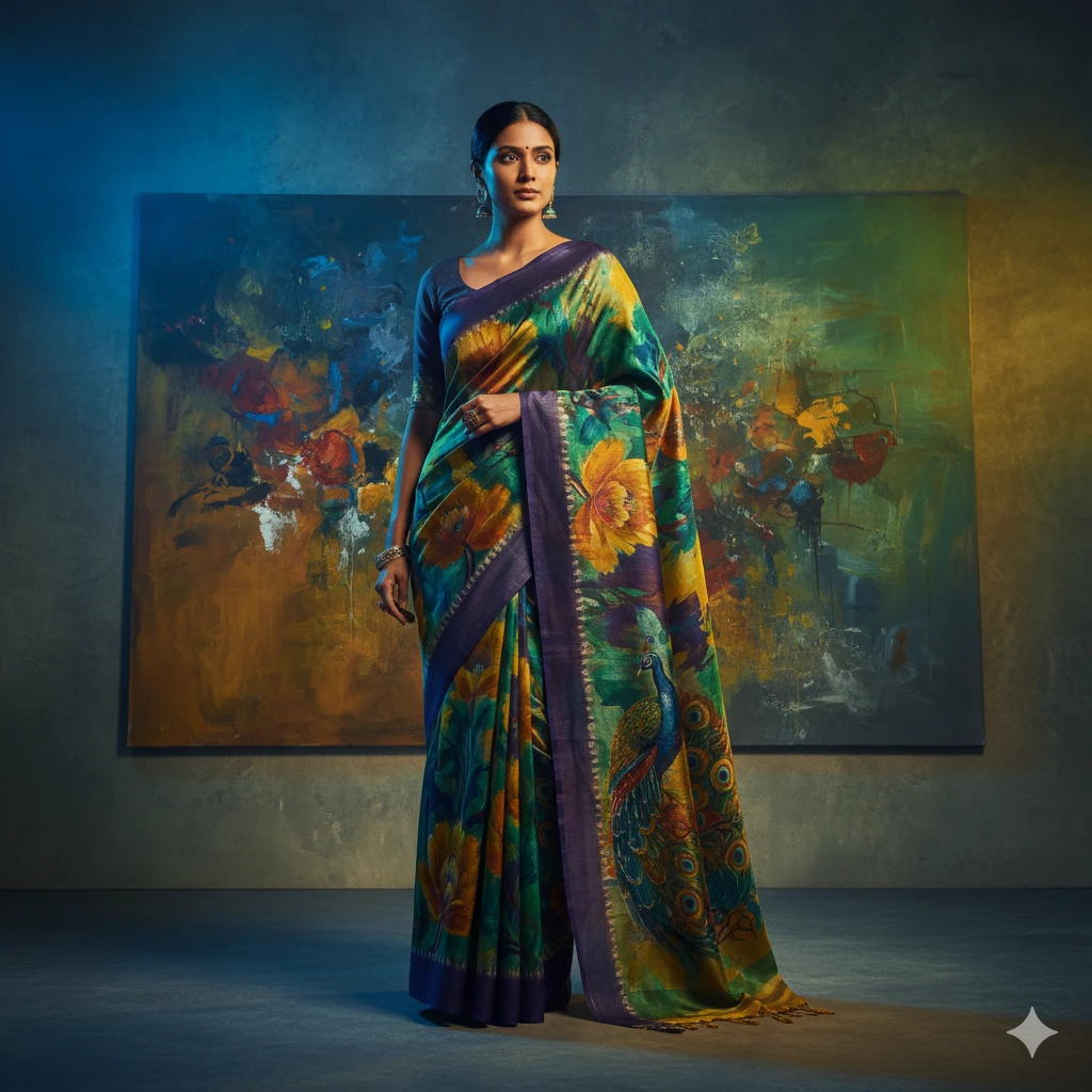 Prompt for Gemini AI Girl in Saree Aesthetic Indian Girl Photo Prompt Copy Paste