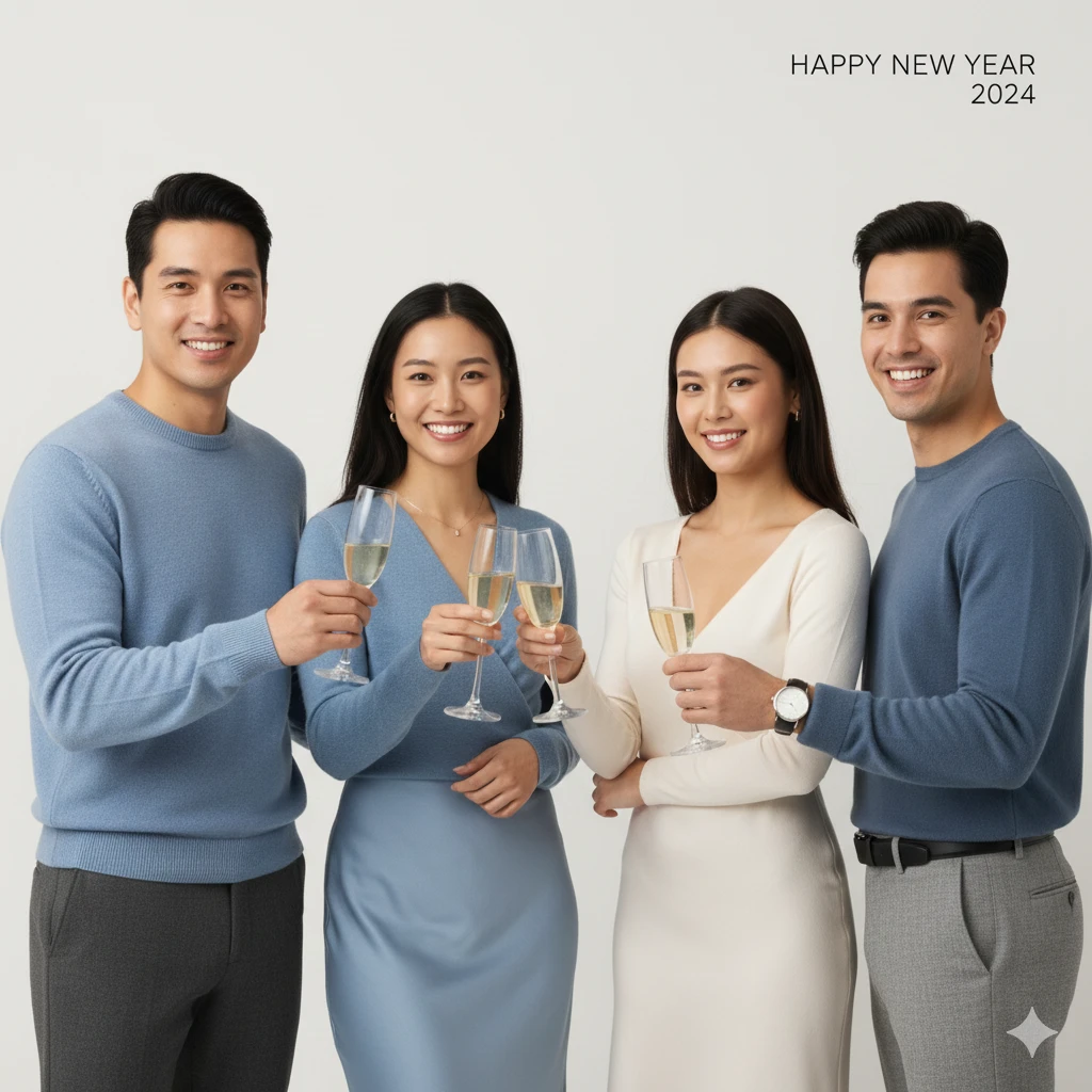 Google Gemini AI Photo Prompt Copy Paste for New Year Party