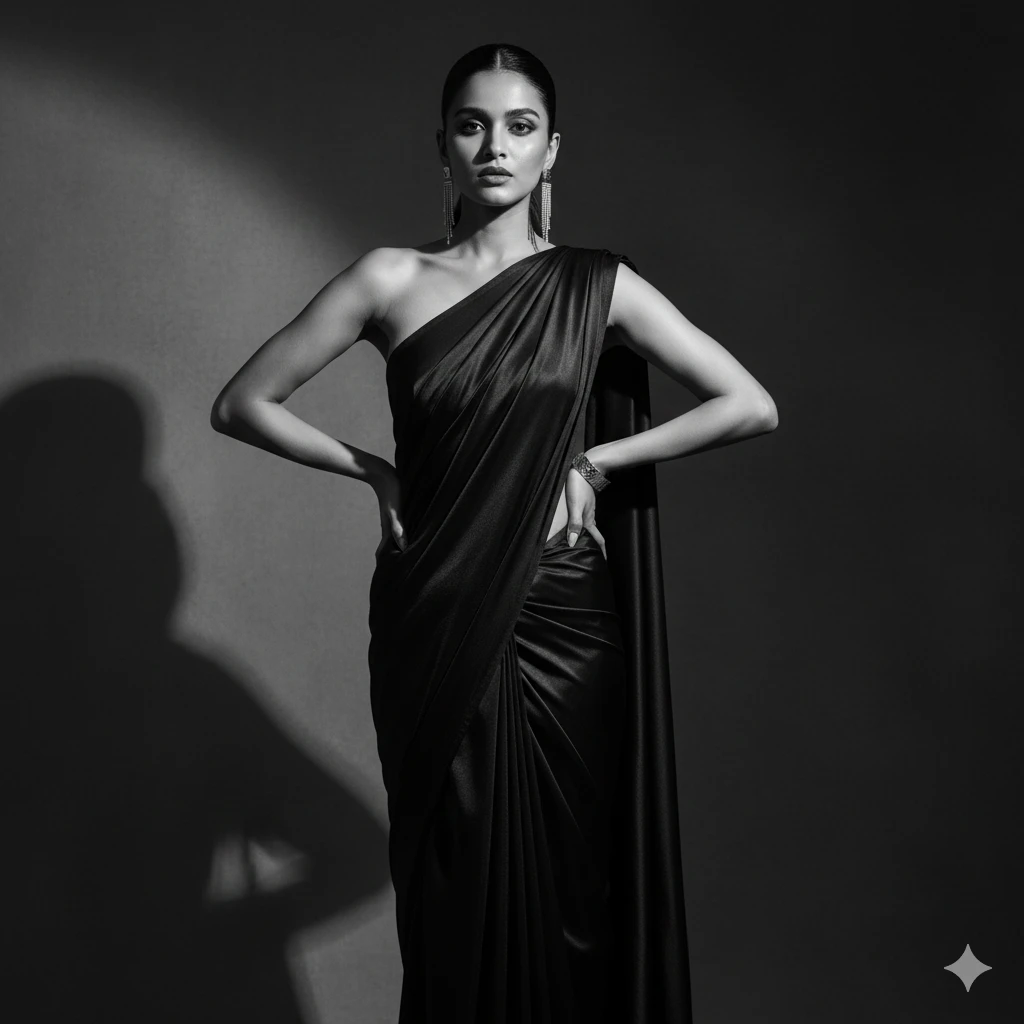 Gemini AI Portrait Prompts Copy Paste Saree Look – Trending Indian Aesthetic Photos