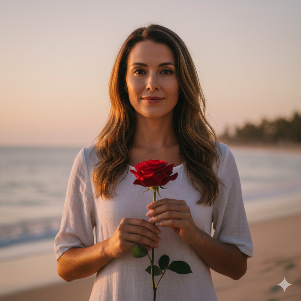 Gemini AI Girl Photo Prompt FREE Copy Paste – Trending Girl with Rose Aesthetic Style