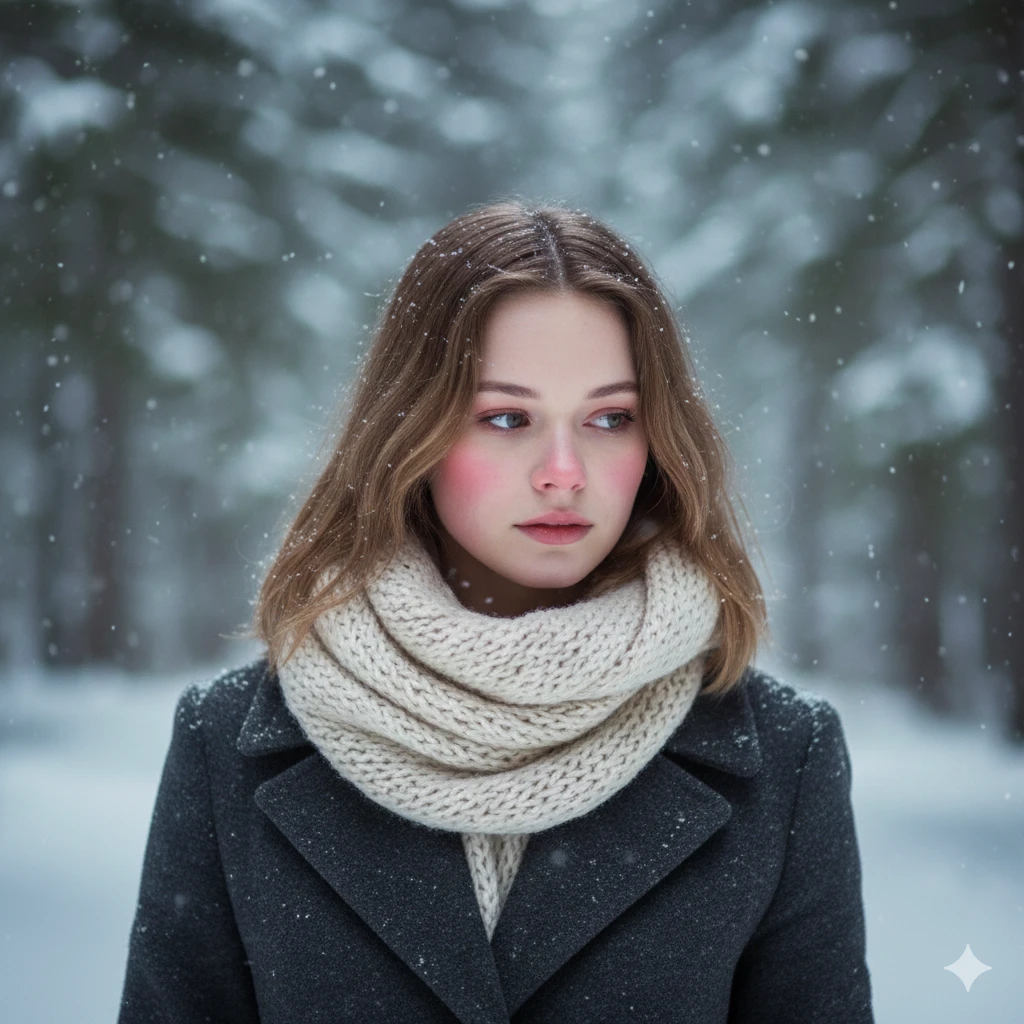 Top 10 Gemini AI Girl Prompts for Hill Station Winter Photoshoot